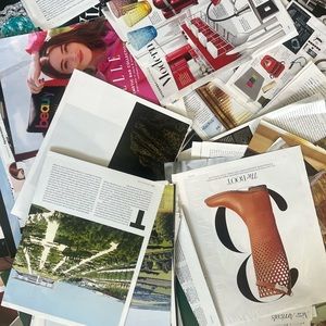 Vintage Hollywood  Ephemera Antique Paper Magazine